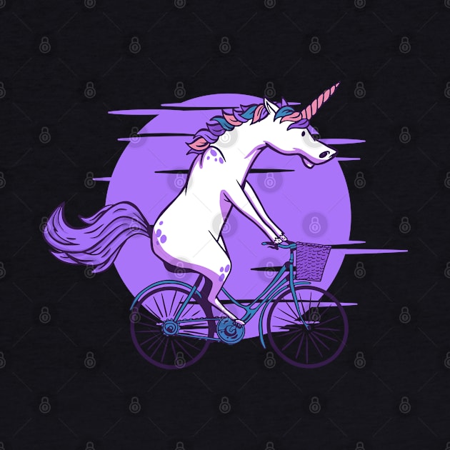 Unicorn Bicycle by aaallsmiles